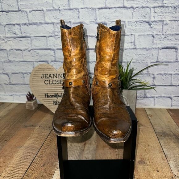 Mark Nason Rock Never Dies 67417 Brown Men’s Zip Boots Size 7 main image 9